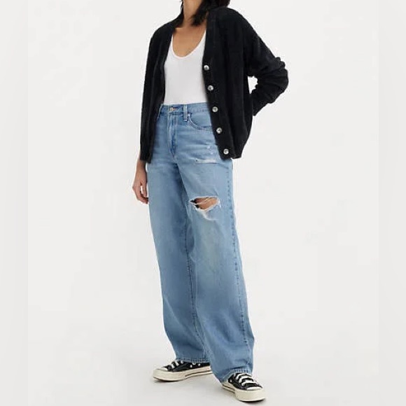 Levis Baggy Dad Jean Blue size 14W - Picture 2 of 15